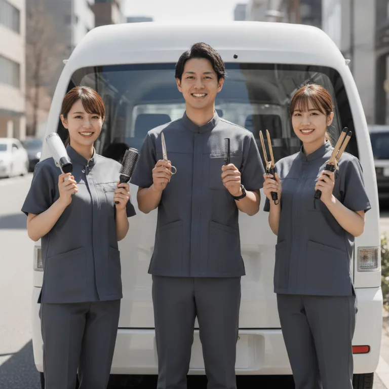 高級美容室 のチーム: 岩国市